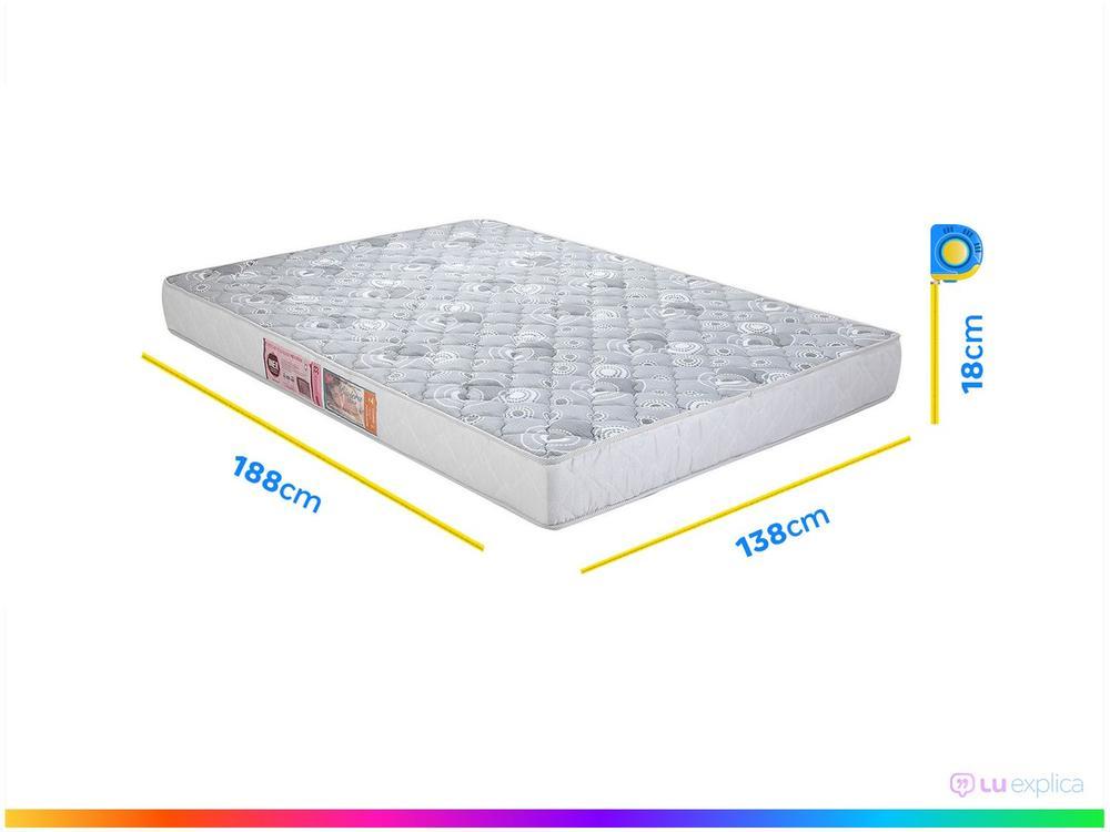 Colchão Casal Castor Espuma D-33 18cm de Altura - 4