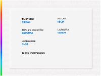 Colchão Casal Castor Espuma D-33 18cm de Altura - 3