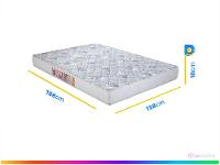 Colchão Casal Castor Espuma D-33 18cm de Altura