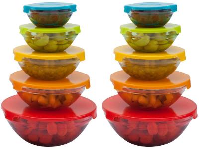 Conjunto de Tigelas de Vidro 10 Peças