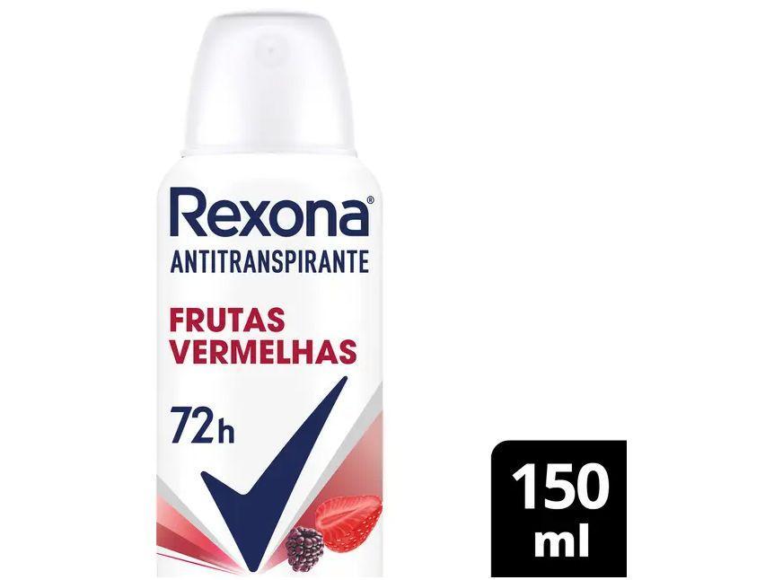 Desodorante Aerossol Antitranspirante Rexona Frutas Vermelhas 72 Horas 150ml - 2