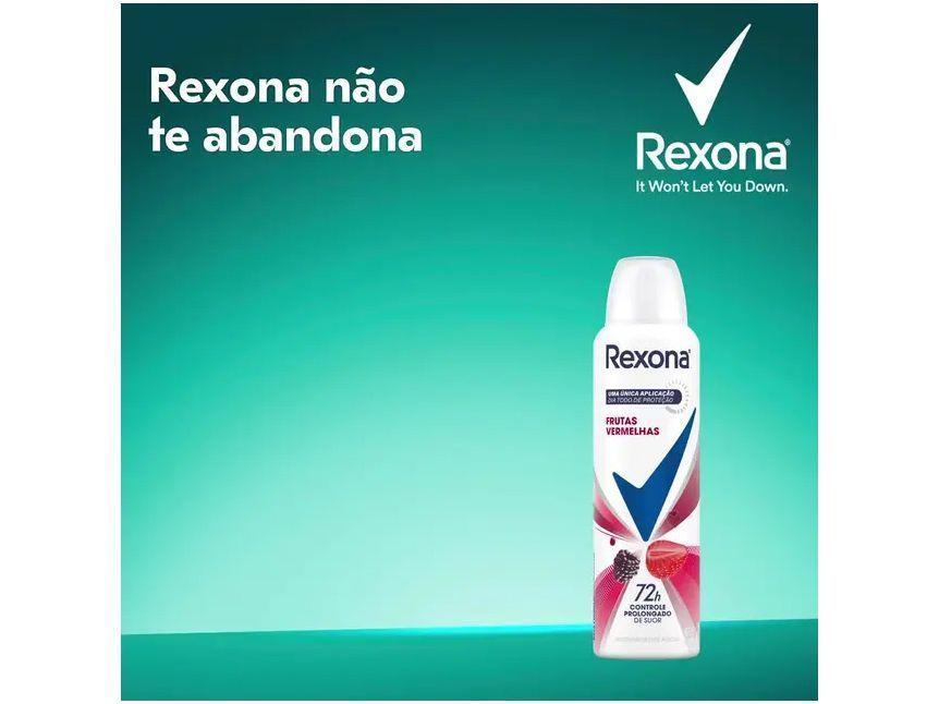 Desodorante Aerossol Antitranspirante Rexona Frutas Vermelhas 72 Horas 150ml - 3