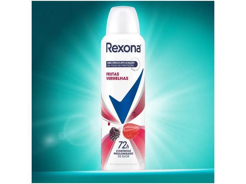Desodorante Aerossol Antitranspirante Rexona Frutas Vermelhas 72 Horas 150ml - 4