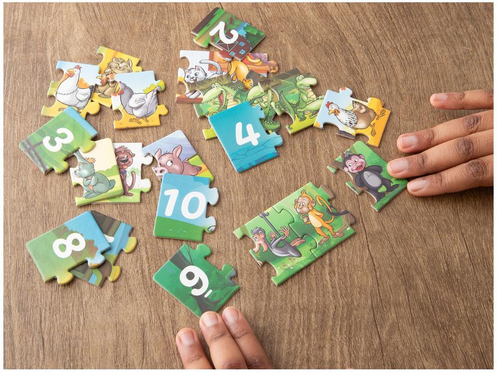 Kit Quebra-cabeça Contando do 1 ao 10 Grow - 8