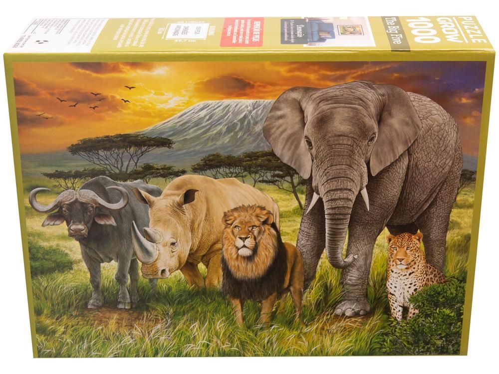 Quebra-cabeça 1000 Peças Puzzle The Big Five - 6