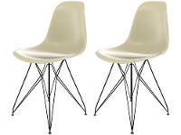 Jogo de Cadeiras de Polipropileno Empório Tiffany Eames Eiffel 2 Peças - 1