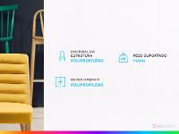 Jogo de Cadeiras de Polipropileno Empório Tiffany Eames Eiffel 2 Peças - 2