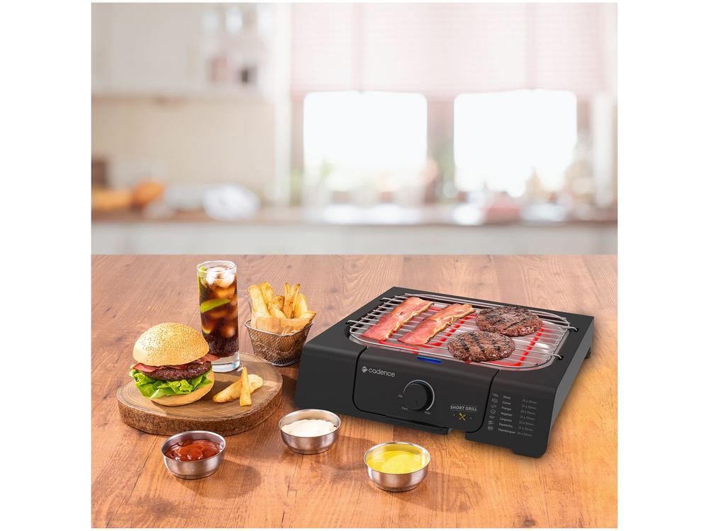 Grill Cadence Short Grill Quadrado 1200W - 12