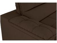 Sofá 4 Lugares Reclinável Suede Veludo Everest Flexforma Estofados - 6