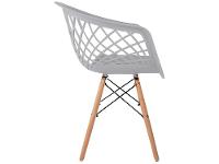 Jogo de Cadeiras de Polipropileno e Madeira