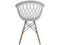 Jogo de Cadeiras de Polipropileno e Madeira - 5