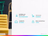 Jogo de Cadeiras de Polipropileno e Madeira - 2