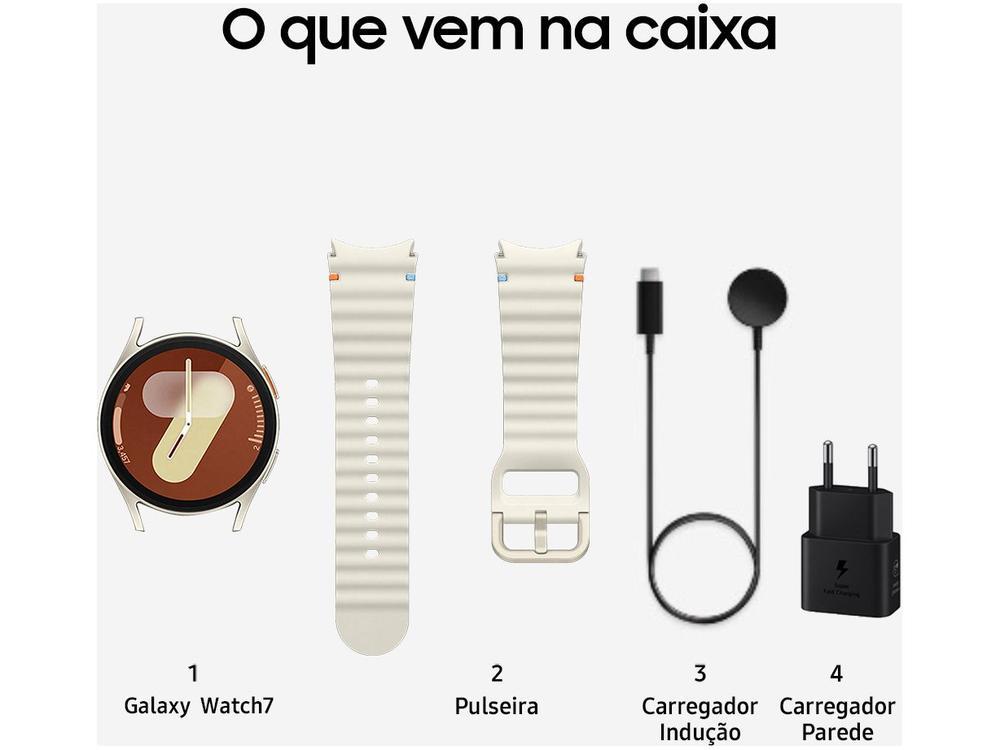 Smartwatch Samsung Galaxy Watch7 40mm Creme 32GB Bluetooth - 3