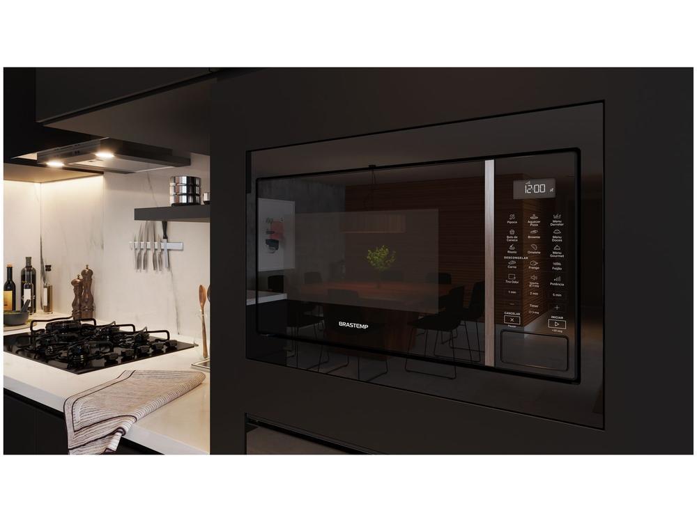 Micro-ondas Brastemp 32L de Embutir Preto - 3