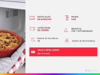 Micro-ondas Brastemp 32L de Embutir Preto - 2