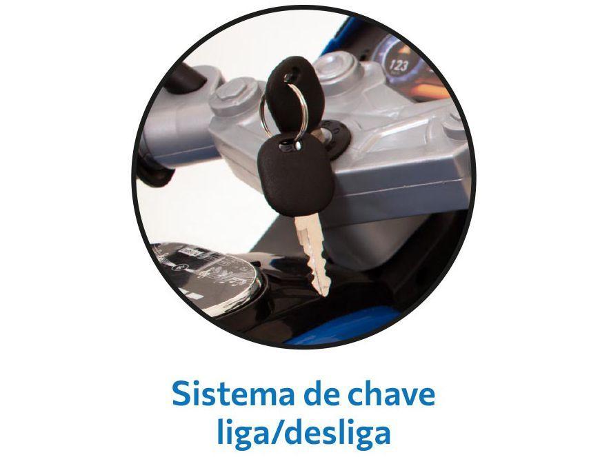 Moto Elétrica Infantil 12V 2 Marchas Bandeirante - 5