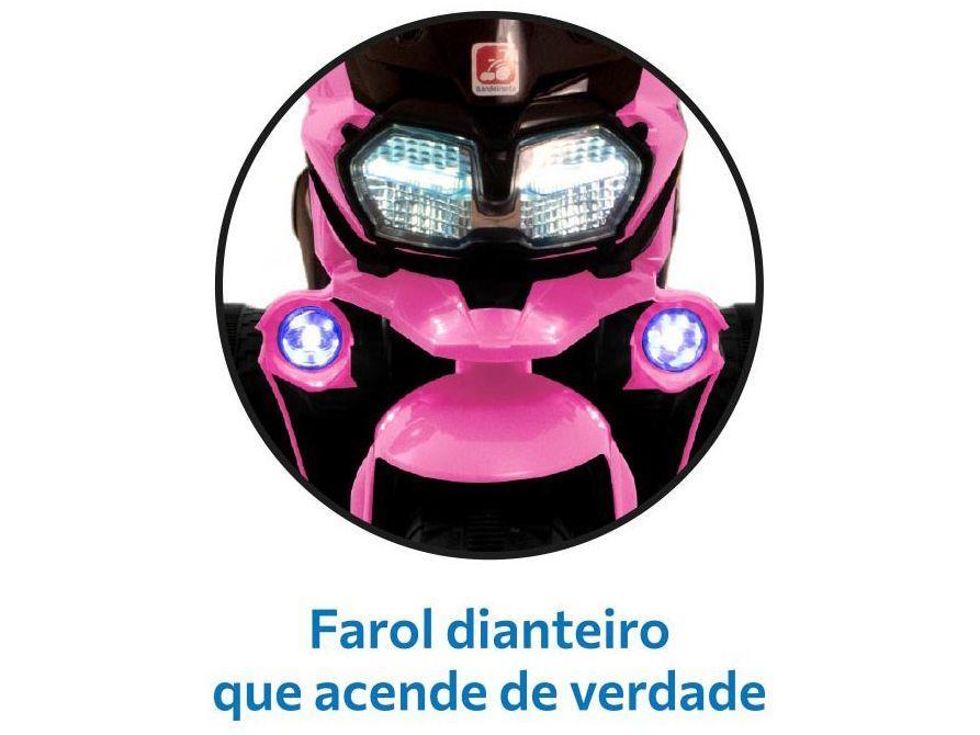 Moto Elétrica Infantil 12V Adventure Bandeirante - 5