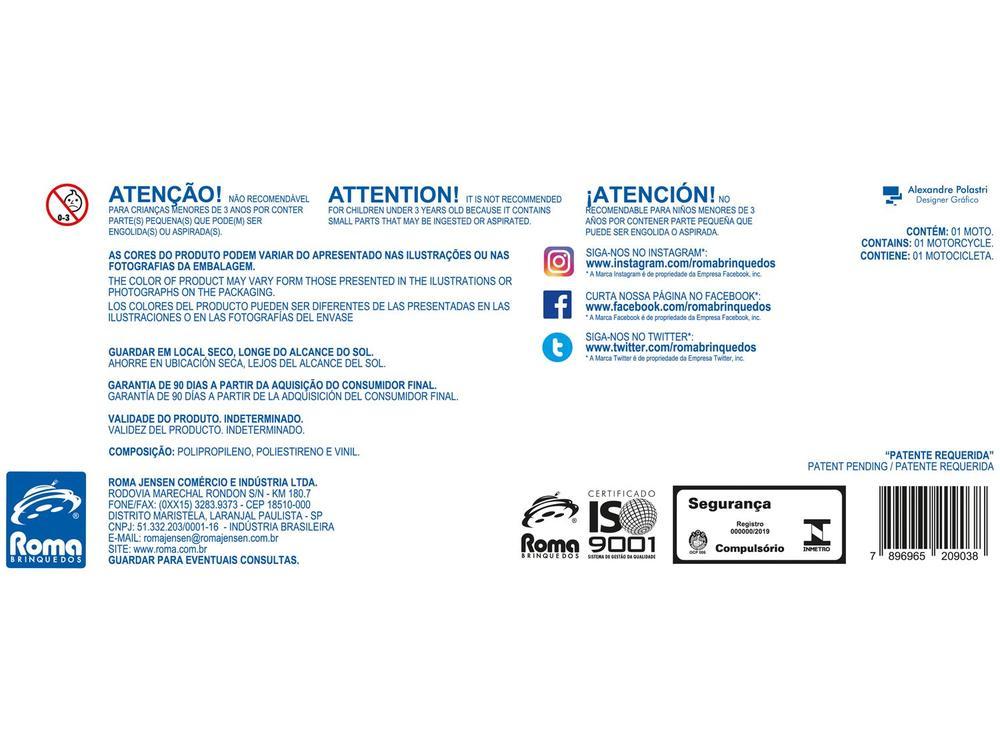 Moto de Brinquedo Polícia Multi Motors Police - 13