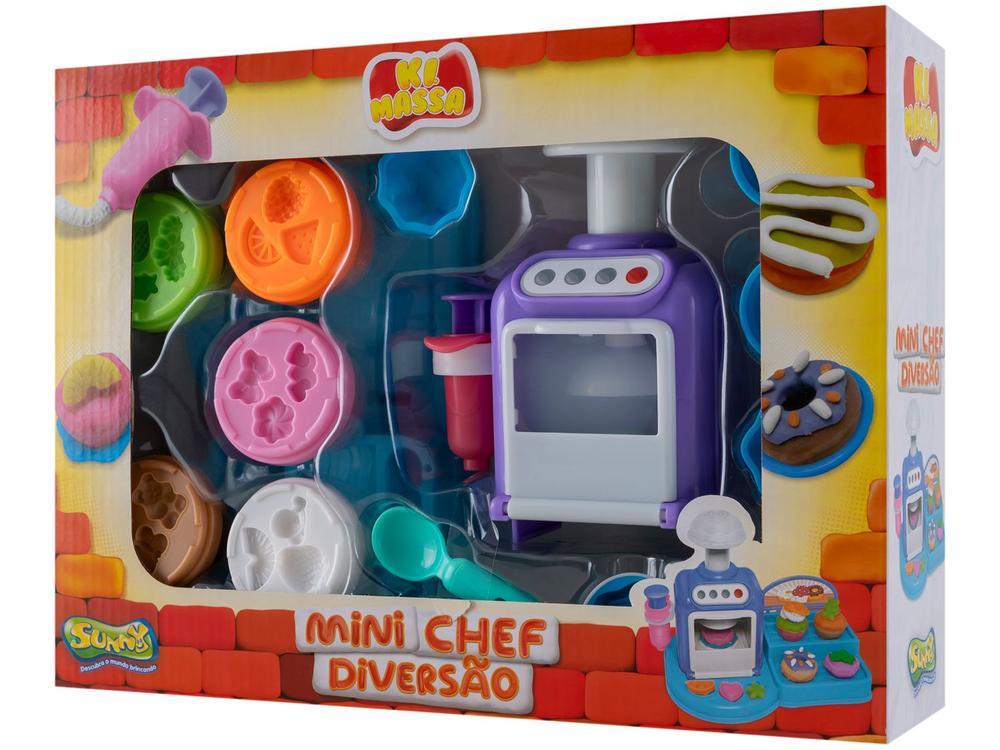 Kit Massinha Mini Chef Ki Massa Diversão - 9