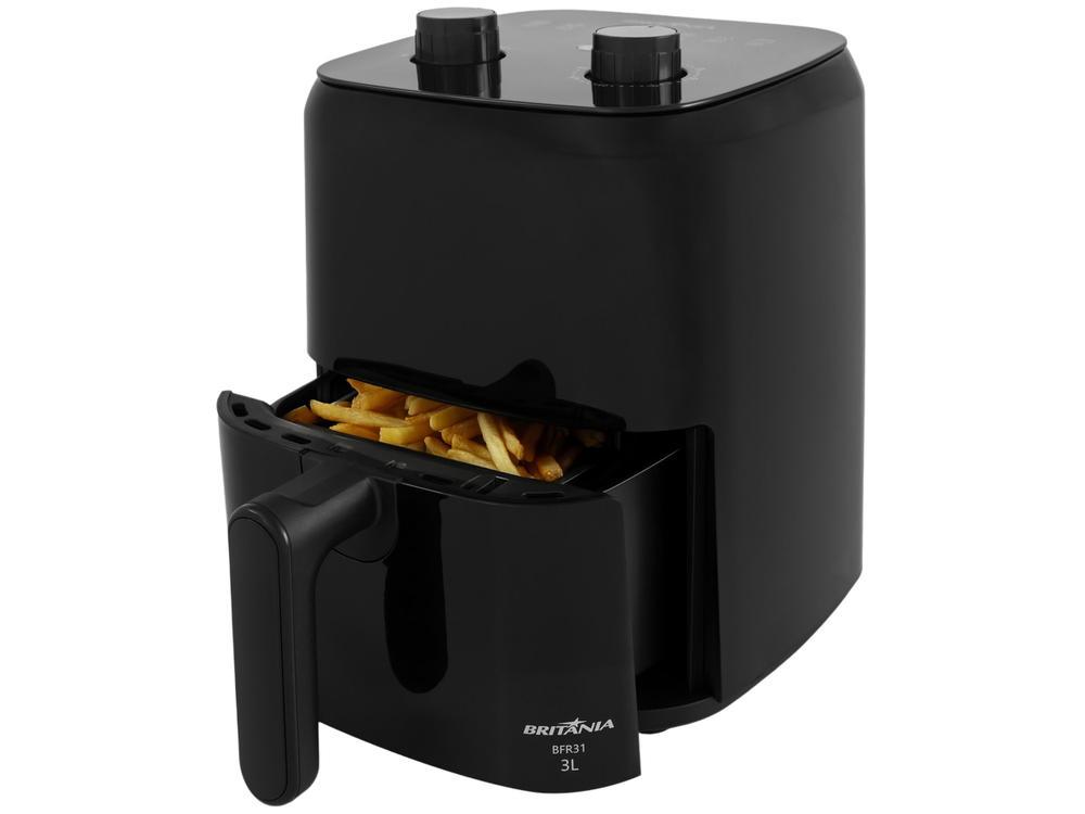 Fritadeira Elétrica sem Óleo/Air Fryer Britânia BFR31 Preto com Timer 3L - 5