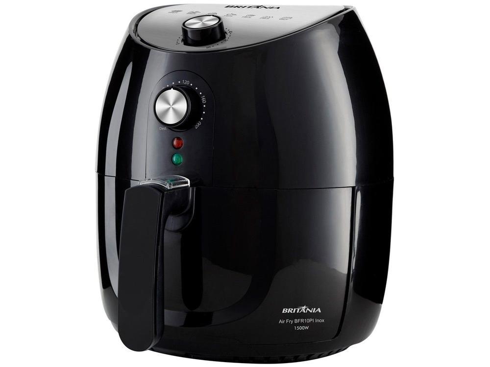 Fritadeira Elétrica sem Óleo/Air Fryer Britânia BFR10PI Preto 4,1L com Timer - 1