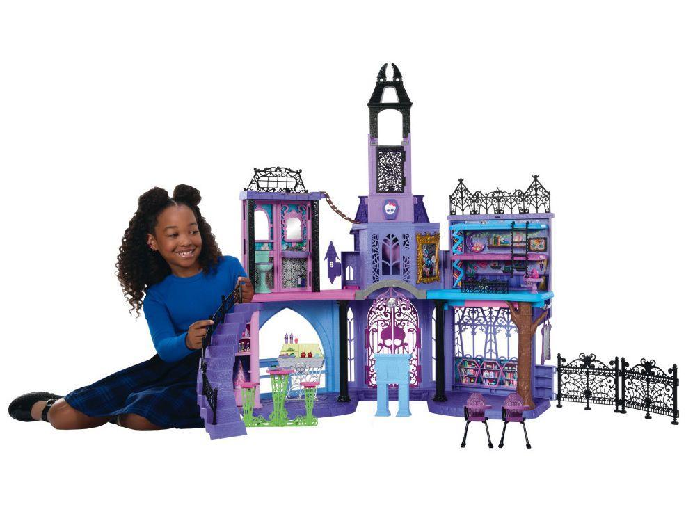 Playset Casa de Bonecas Escola do Terror Mattel - 4