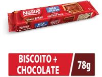 Biscoito de Maisena Coberto com Chocolate ao Leite Choco Biscuit Nestlé 78g - 2