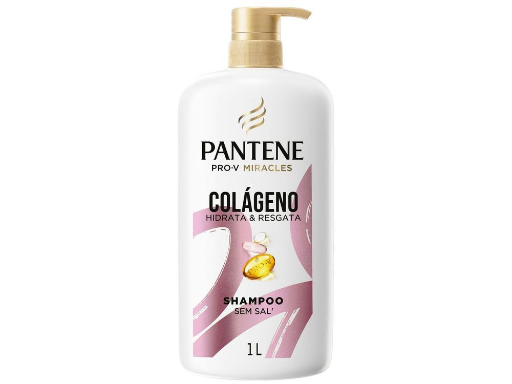 Shampoo de Nutrição Pantene Pro-V Miracles Colágeno Hidrata & Resgata 1L - 10