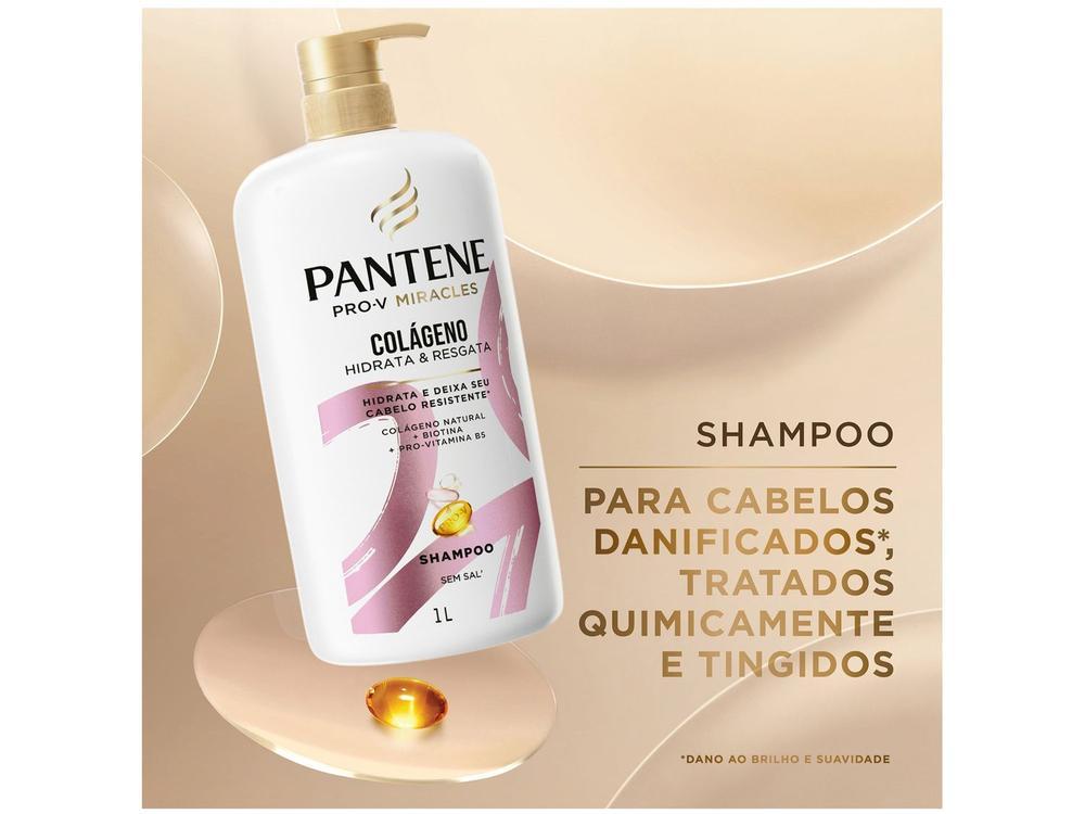 Shampoo de Nutrição Pantene Pro-V Miracles Colágeno Hidrata & Resgata 1L - 11