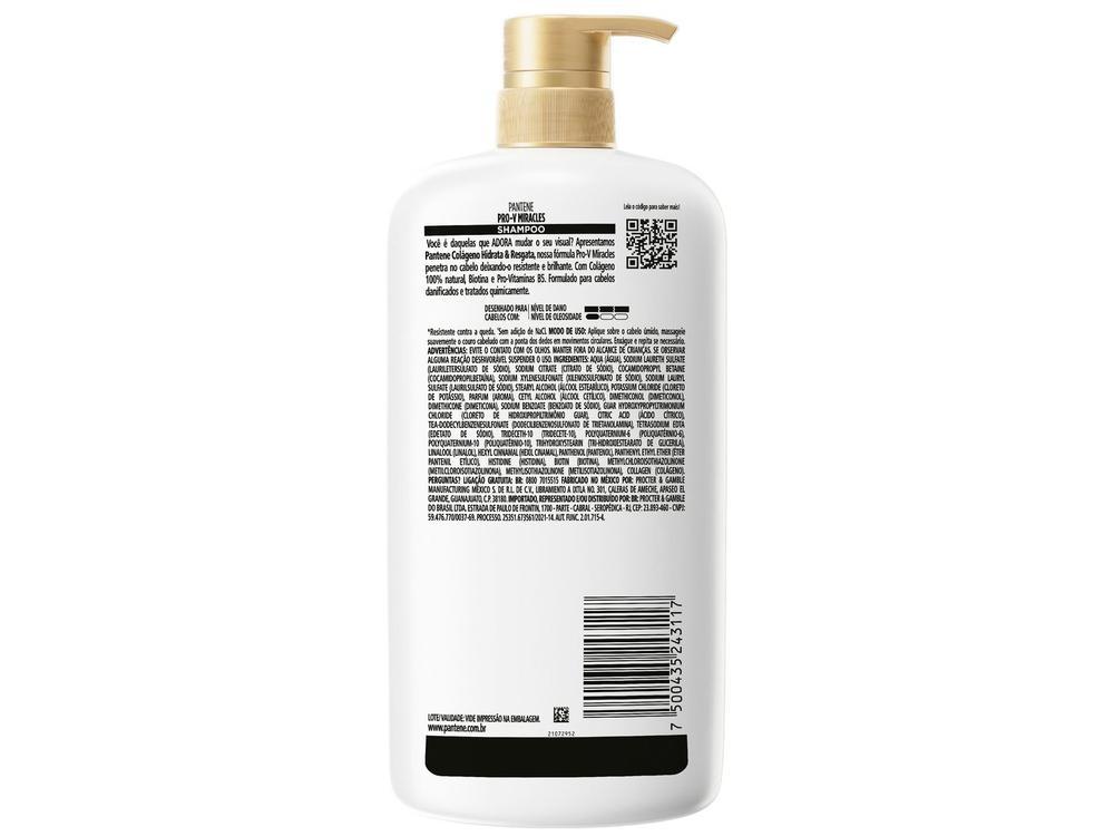 Shampoo de Nutrição Pantene Pro-V Miracles Colágeno Hidrata & Resgata 1L - 6
