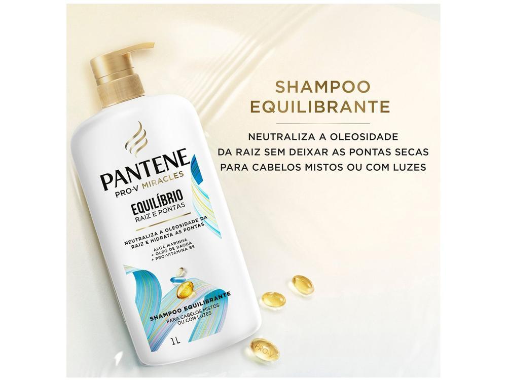 Shampoo Pantene Pro-V Miracles Equilíbrio Raiz e Pontas 1L - 10