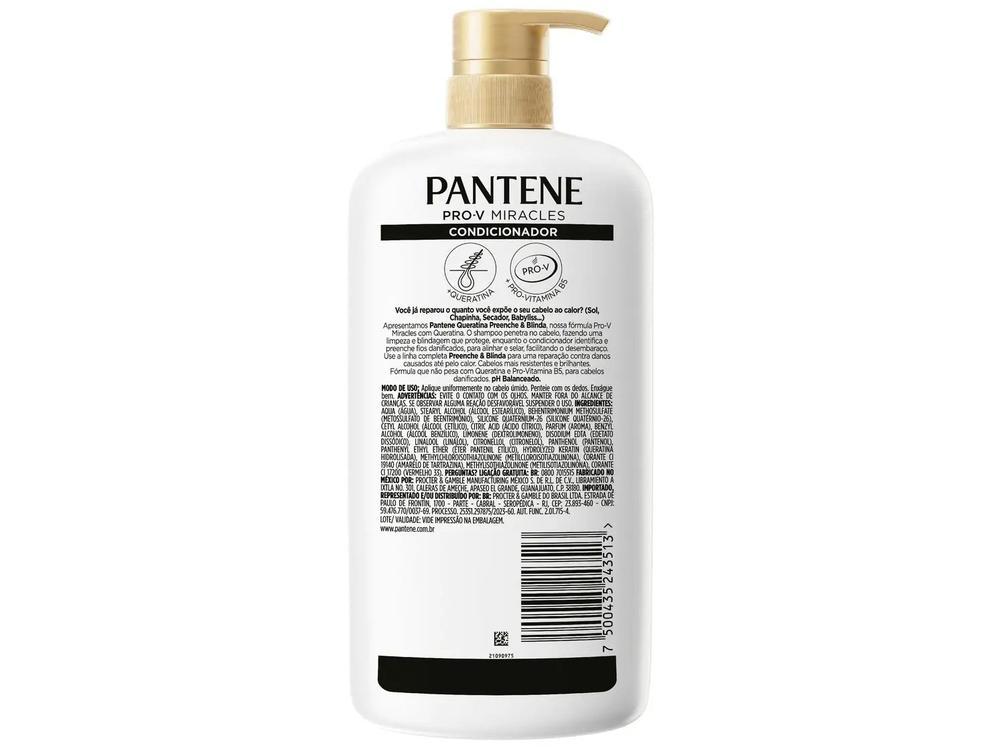 Condicionador Pantene Pro-V Miracles Queratina Preenche & Blinda 1L - 6