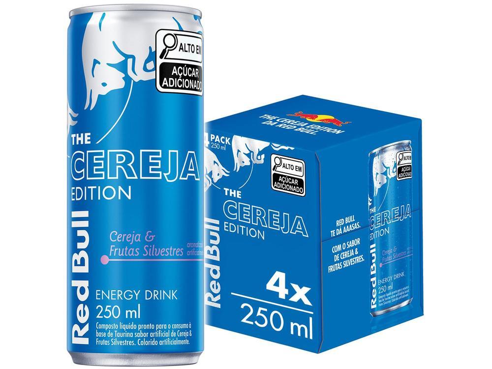 Bebida Energética Red Bull Cere e Frutas Silvestres 250ml 4 Unidades - 11