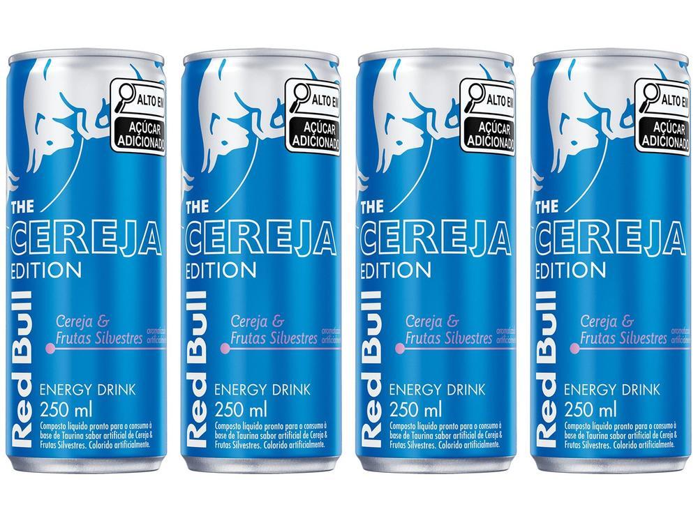 Bebida Energética Red Bull Cere e Frutas Silvestres 250ml 4 Unidades - 13