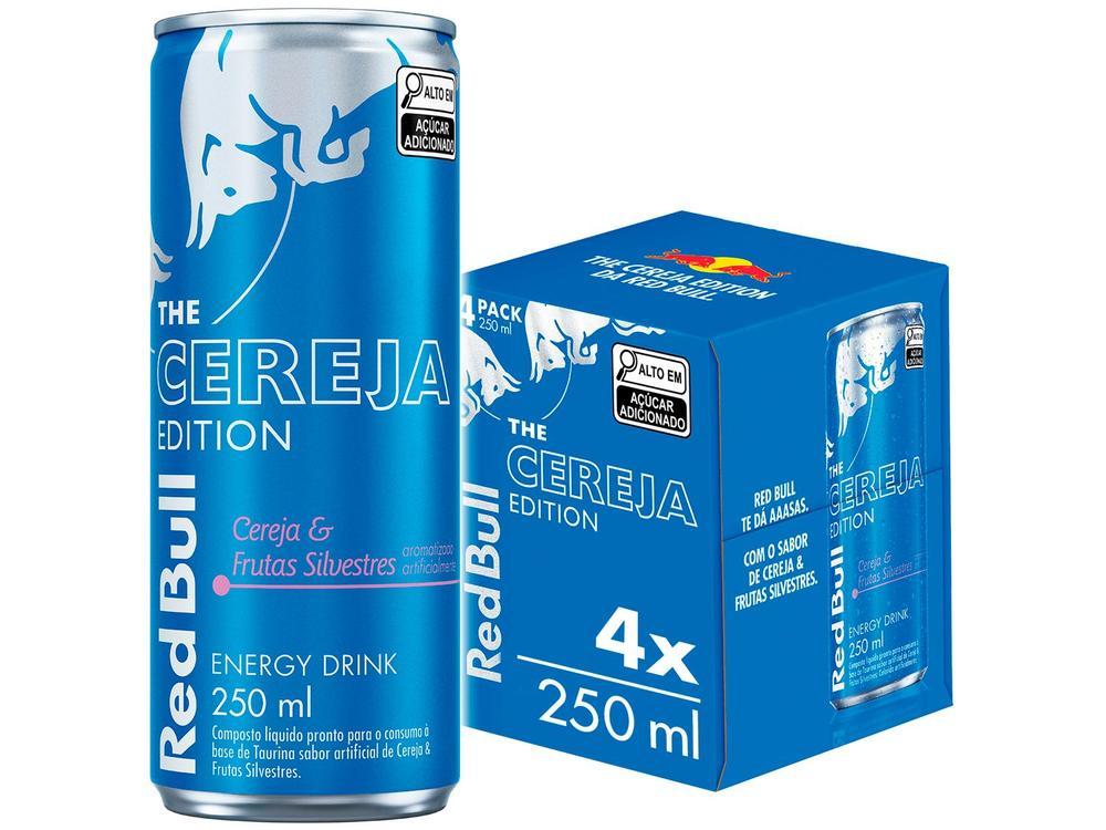 Bebida Energética Red Bull Cere e Frutas Silvestres 250ml 4 Unidades - 1