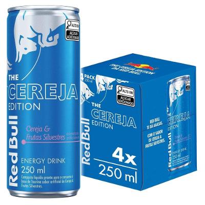Red Bull Energético Cereja e Frutas Silvestres 250ml 4 latas