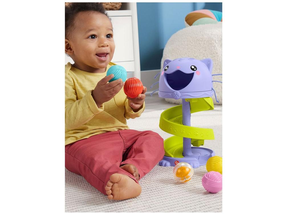Brinquedo para Bebê Fisher-Price Gatinho Bolinhas - 2