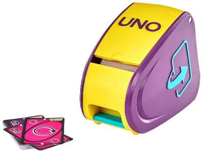 Jogo cartas UNO Flip Attack com lançador automático Mattel