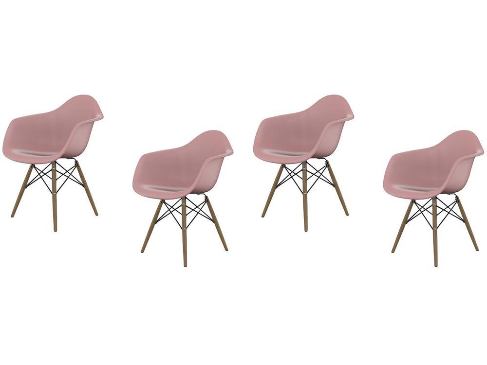 Jogo de Cadeiras de Polipropileno Empório Tiffany Eames Arm 4 Peças - 1