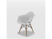 Jogo de Cadeiras de Polipropileno Empório Tiffany Eames Arm 4 Peças