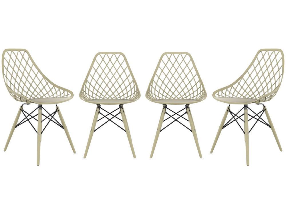 Jogo de Cadeiras de Polipropileno Empório Tiffany 4 Peças - 1