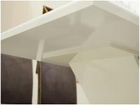 Mesa de Jantar 6 Lugares Retangular Tampo de Vidro - 6