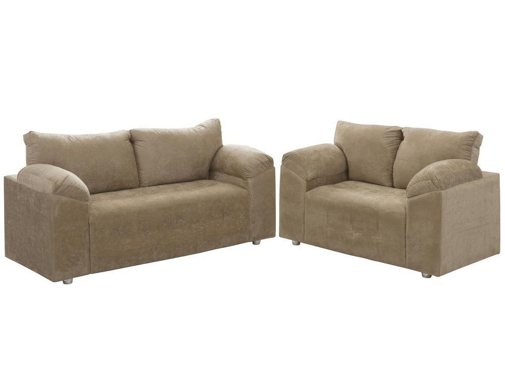 Sofá 2 e 3 Lugares Suede Pop - 2