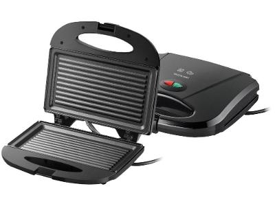 Sanduicheira Grill Multilaser Preta 750W Antiaderente Gourmet CE043
