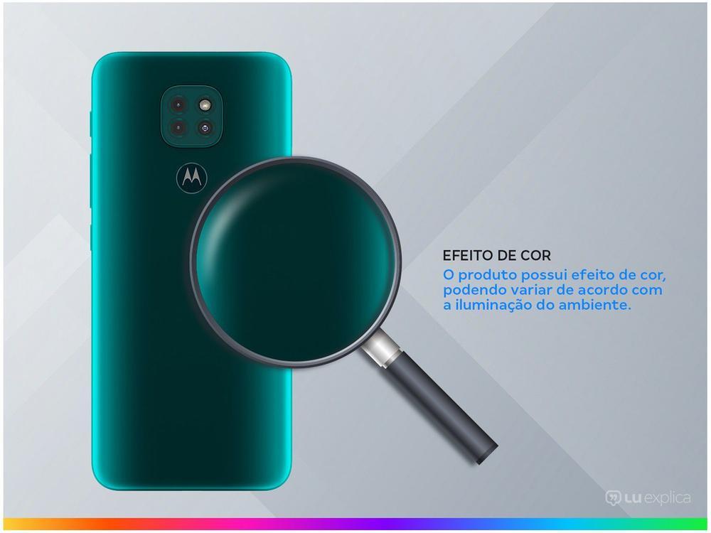 Smartphone Motorola Moto G9 Play 64GB Verde Turquesa 4GB RAM 6,5” Câm. Tripla + Selfie 8MP - 3