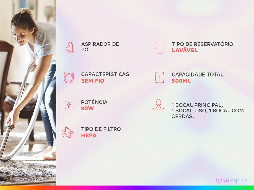 Aspirador de Pó Vertical Oster sem Fio a Bateria - 2