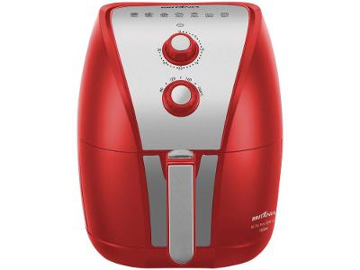 Fritadeira Elétrica sem Óleo/Air Fryer Britânia BFR11VI Vermelha 4,4L com Timer