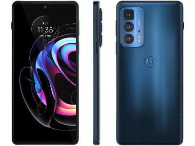 Smartphone Motorola Edge 20 Pro 256GB Azul 5G 12GB RAM Tela 6,7” Câm. Tripla + Selfie 32M