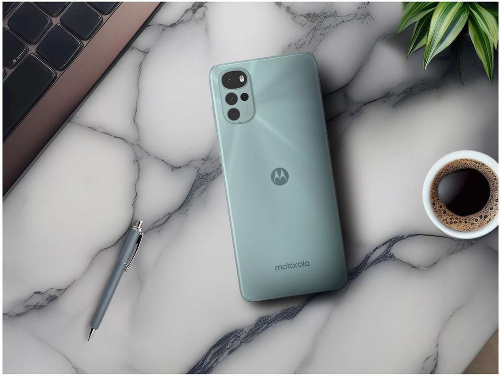 Smartphone Motorola Moto G22 128GB Verde 4G 4GB RAM Tela 6,5" Câm. Quádrupla + Selfie 16MP - 5