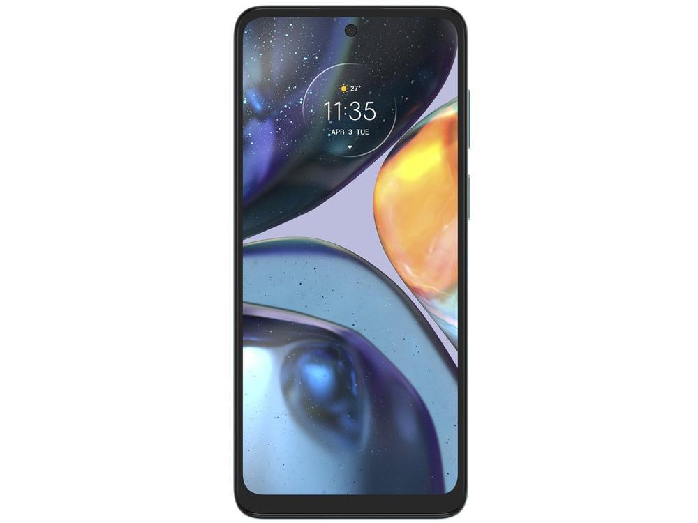 Smartphone Motorola Moto G22 128GB Verde 4G 4GB RAM Tela 6,5" Câm. Quádrupla + Selfie 16MP - 7
